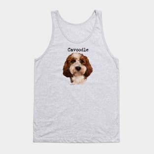 Red Cavoodle Dog Tank Top